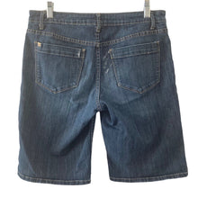 Load image into Gallery viewer, Simply Vera Denim Shorts Bermuda Womens Dark Wash Size 6 stretch