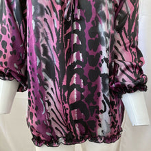 Load image into Gallery viewer, Signature By Larry Levine Multicolored Blouse Size Medium