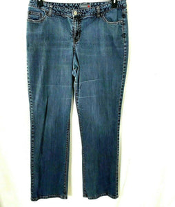 Venezia Lane Bryant Stretch Boot Womens Medium Wash Blue Jeans 4 Tall Size 20