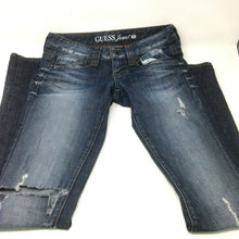 Load image into Gallery viewer, Vintage 90s Guess Los Angeles Flirty Stretch Ripped Distressed Jeans Size 24