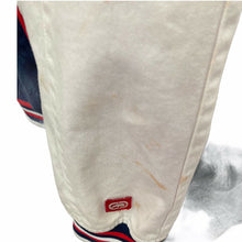 Load image into Gallery viewer, Ecko UNLTD Jacket Vintage Red White Blue Mens Size Large Lettermen Denim Varsity