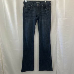 7 For All Mankind A Pocket Dark Wash Blue Jeans Size 27