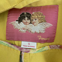 Load image into Gallery viewer, Fiorucci Trench Coat Yellow Womens Size Small Fiorucci Angels Designer