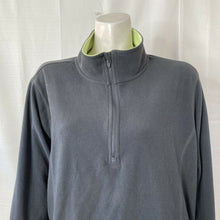 Load image into Gallery viewer, Danskin Now Women’s Gray Pullover Half Zip Fleece Jacket XL