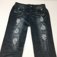 Load image into Gallery viewer, One Step Up Decorative Girls Distressed Leggings One Size 7-16