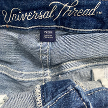 Load image into Gallery viewer, Universal Thread Shorts Womens Size 2 26R Cuffed Medium Wash Blue Denim Stretch