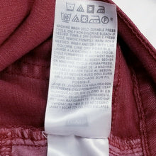 Load image into Gallery viewer, Levi&#39;s 524 Too Superlow Jeans Womens Burgundy Red Stretch Tapered Leg 13M