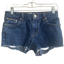 Load image into Gallery viewer, Calvin Klein Shorts Denim Womens 3 Cutoff Distressed Medium Wash
