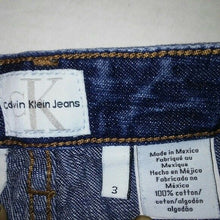 Load image into Gallery viewer, Calvin Klein Jeans Womens Blue Cutoff Short Shorts Size 3