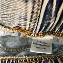 Load image into Gallery viewer, SO Shorts Denim Acid Wash Paperbag Waist Womens Juniors Size 9