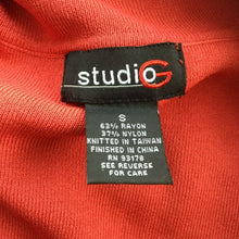 Load image into Gallery viewer, Studio G Women&#39;s Rust Colored Red Orange Off Shoulder Sweater Small