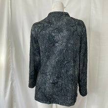 Load image into Gallery viewer, Vintage Coldwater Creek Womens Fancy Floral Illusion Lace Tulle Blouse Large