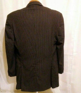 Sean Johns Mens Navy Blazer with Gray Pinstripes 42L