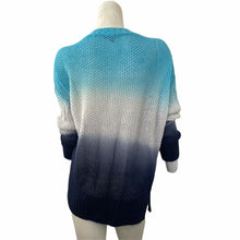 Load image into Gallery viewer, J Crew Sweater Ombré Blue Pullover Women’s Size Medium