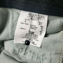 Load image into Gallery viewer, Brappers 30th Anniversary Distressed Dark Blue Raw Hemline Jeans Size Large 30