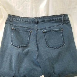 Gloria Vanderbilt Jeans Rail Straight Leg Womens Size 12 All Around Slimming