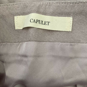Revolve Capulet Mini Skirt Sophie Suede Lilac Womens Various Sizes Zip Front