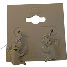 Load image into Gallery viewer, Icon Collection Halloween Ghost Earrings White