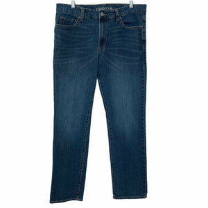 Claiborne Men Straight Fit Blue Denim Jeans Size 34x32