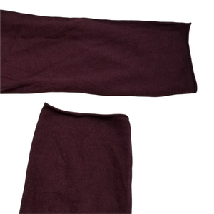 Caslon Sweater Womens Purple Wine Longline Turtleneck Long Sleeve Tunic Medium