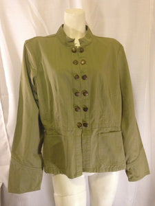 Live a Little Jacket Womens Green Size Large