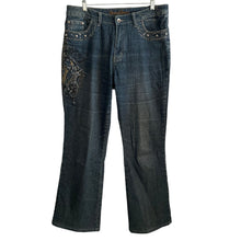 Load image into Gallery viewer, Daniel Jeans Womens Juniors Size 13 14 Beaded Embroidered Stretch