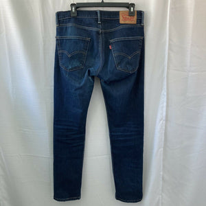 Levi’s 502 Mens Taper Fit Dark Wash Blue Denm Jeans Size 30x32