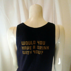 STOLI Vodka Womens Black Promo Tank Top Size Small