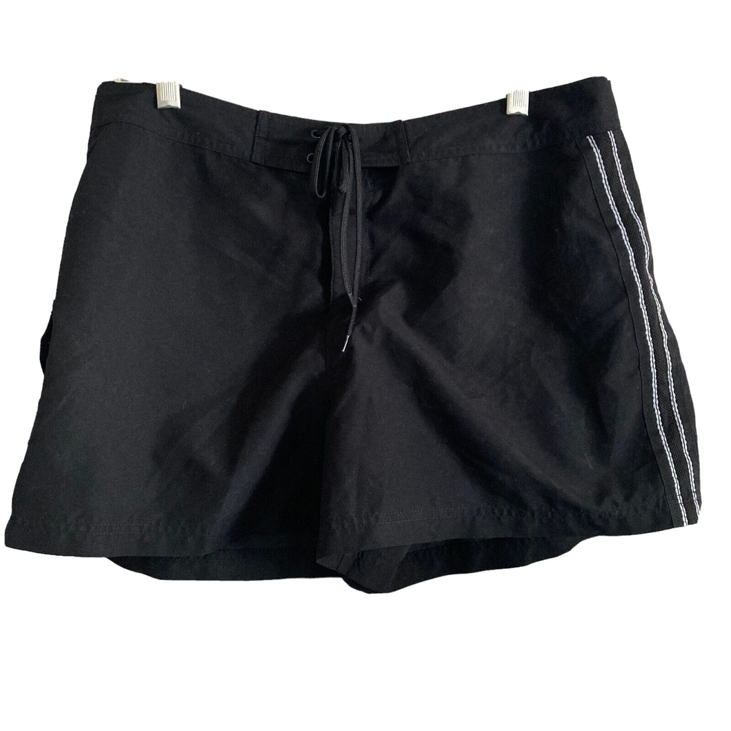 st johns Bay Swim Trunks Board Shorts Mens Black Size Large Lightweight