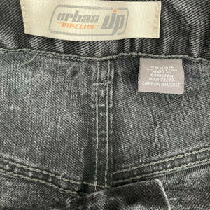 Urban Pipeline Jeans Mens Black 36x34