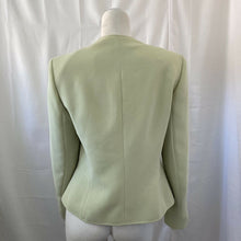 Load image into Gallery viewer, Tahari Arthur S Levine Womens Light Green Career Casual Blazer Size 6