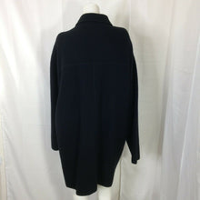 Load image into Gallery viewer, Designs &amp; Co Lane Bryant Womens Vintage 60s 70s Black Wool Coat 20-22