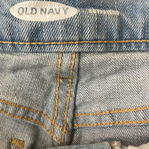 Old Navy Boyfriend Short Shorts Womens 2 Distressed Rips Stretch Light Wash
