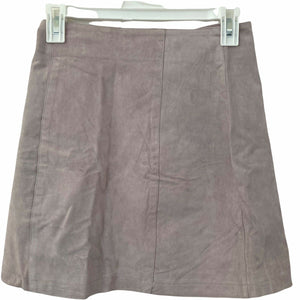 Revolve Capulet Mini Skirt Sophie Suede Lilac Womens Various Sizes Zip Front