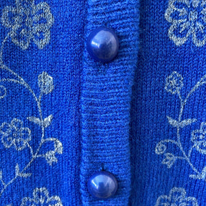 Jon And Anna New York Blue Cardigan Plus Size Sweater 1X