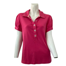 Load image into Gallery viewer, The Northface Womens Pink Shirt Small Polo Golf Style