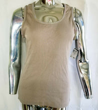 Load image into Gallery viewer, Rue 21 Women&#39;s Taupe Brown Iridescent Sequined Ribbed Tank Top XL