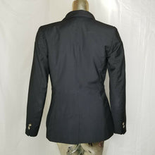 Load image into Gallery viewer, H&amp;M Blazer One Button Womens Black Lined Size 4