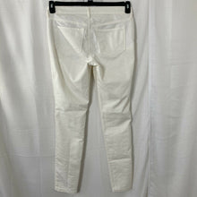 Load image into Gallery viewer, Old Navy Rockstar White Denim Jeans Size 8 Regular