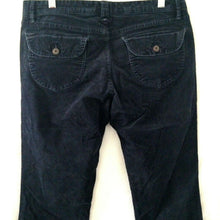 Load image into Gallery viewer, Old Navy Womens Midrise Dark Blue Black Corduroy Pants Size 12