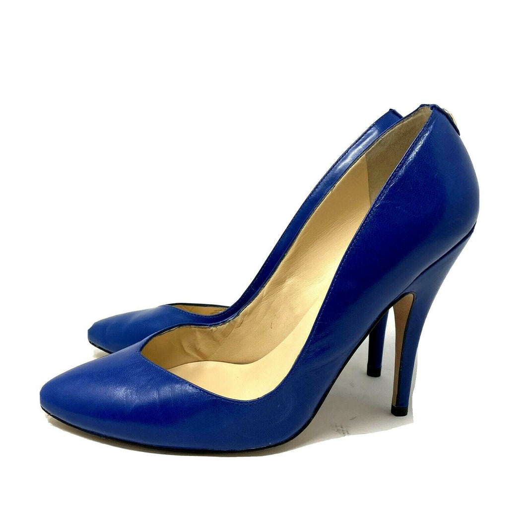 Ivanka Trump Itchalta Womens Blue Leather Pumps Size 9.5