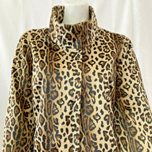 Load image into Gallery viewer, Jacklyn Smith Seas Women’s Animal Print Faux Fur Light Jacket Size Small