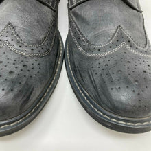 Load image into Gallery viewer, Perry Ellis Off Black Gray Welton Dress Shoes Menes Size 10