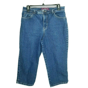 Gloria Vanderbilt Jeans Size 10 Womens cropped