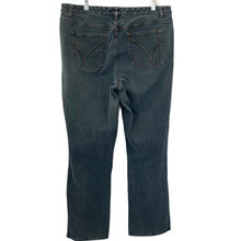 Load image into Gallery viewer, Venezia Jeans Stretch Bootcut Womens Venezia size 4 Plus Size 18 Tall Dark Wash
