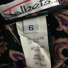 Load image into Gallery viewer, Talbots Womens Multicolored Floral Vintage Culottes Size 6