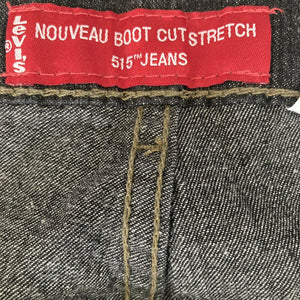 Levi’s 515 Jeans Nouveau Bootcut Stretch Women’s Black Plus Size 20M Dark Wash