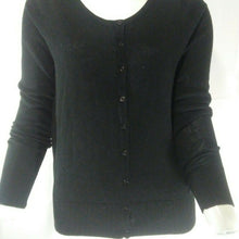 Load image into Gallery viewer, Rhapsodielle Debut Womens Black Cardigan Sweater Large