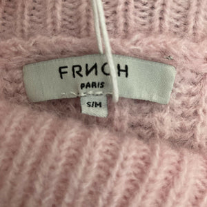 Frnch Paris Sweater Mock Neck Oversized Women’s Pink Pullover Various Sizes