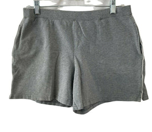 Style & Co Sport Shorts Gray Sweats Womens Size Medium Stretch